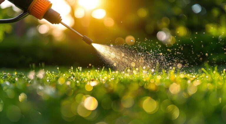 watering-grass-lawn-with-a-hose-on-a-sunny-day-free-photo