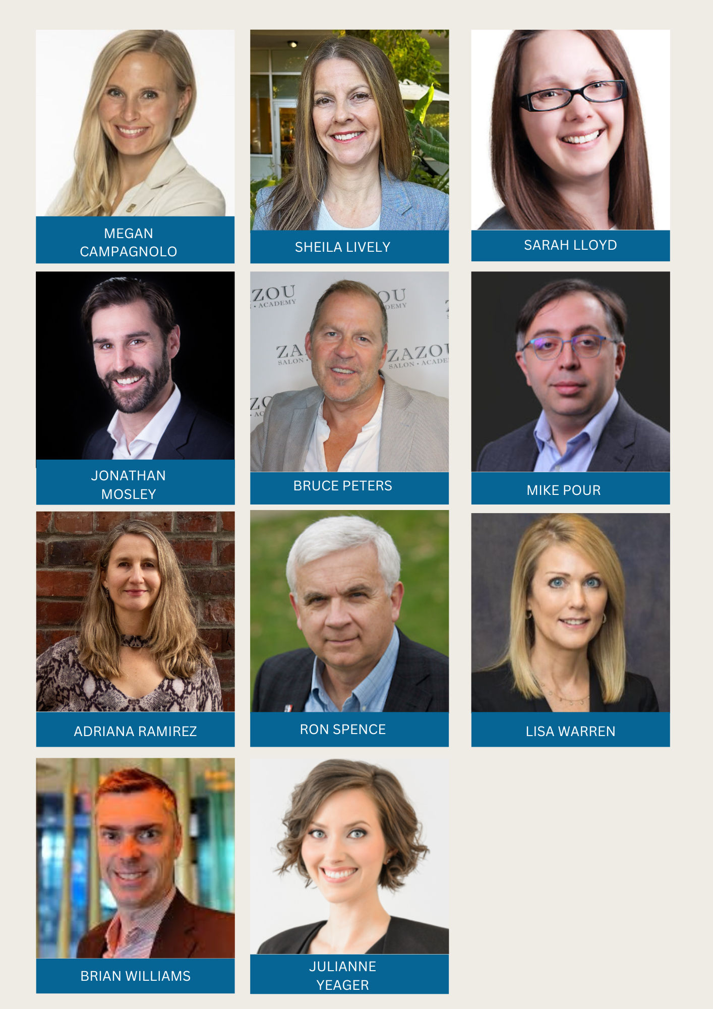 2024-2025 Chamber board