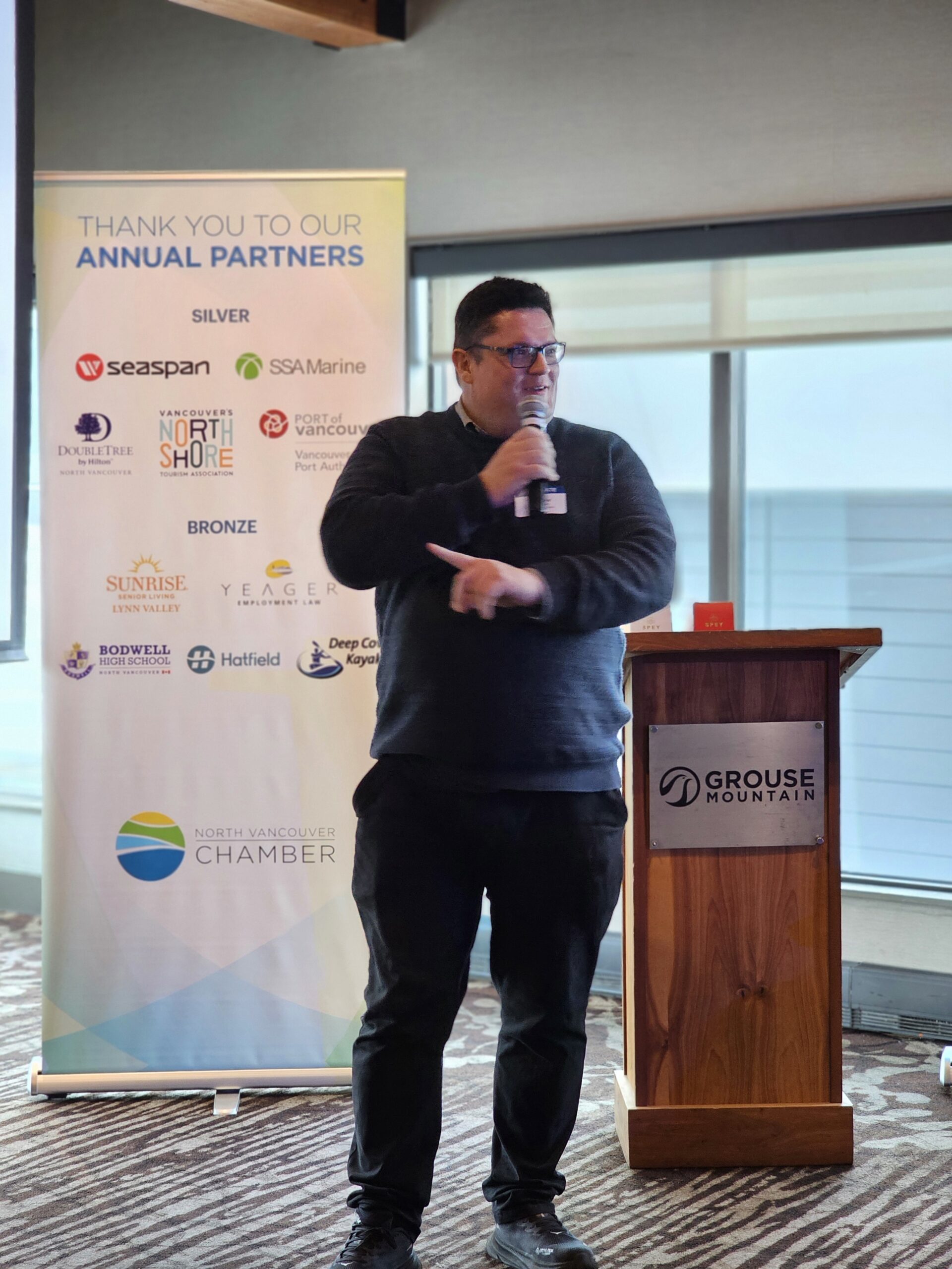 Scottish Trade Delegation reception at Grouse Mountain